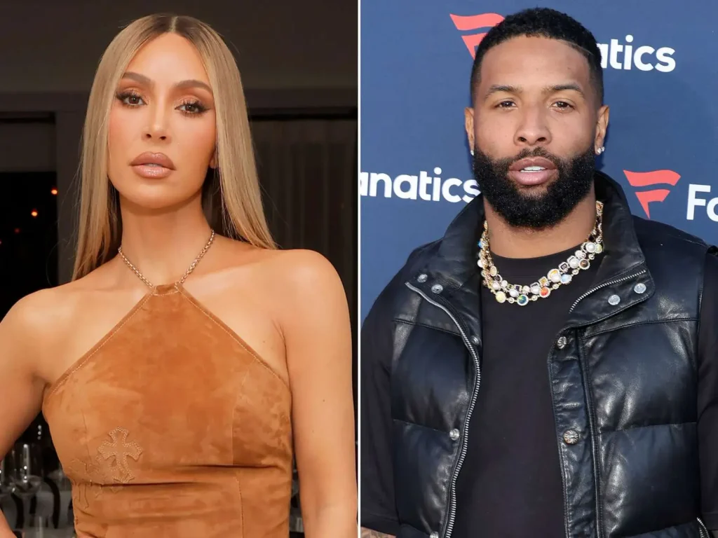  Kim Kardashian and Odell Beckham Jr.